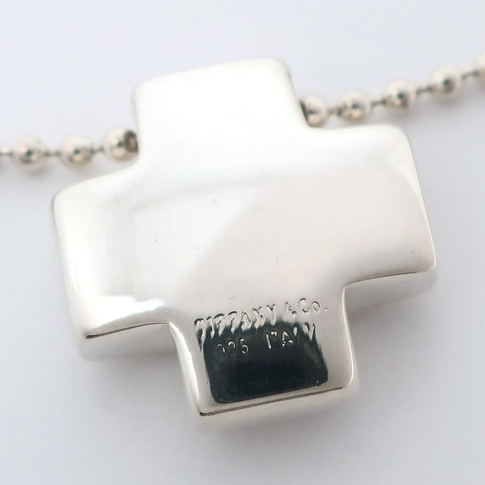 TIFFANY&Co. Roman Cross Necklace Silver925 Cross 13.7g Women Used