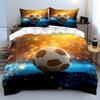 Soccer ball with lights. Bedding sets Duvet cover sets Duvet covers Pillowcases(1 * Duvet Cover 2 * Pillowcases without duvet insert)