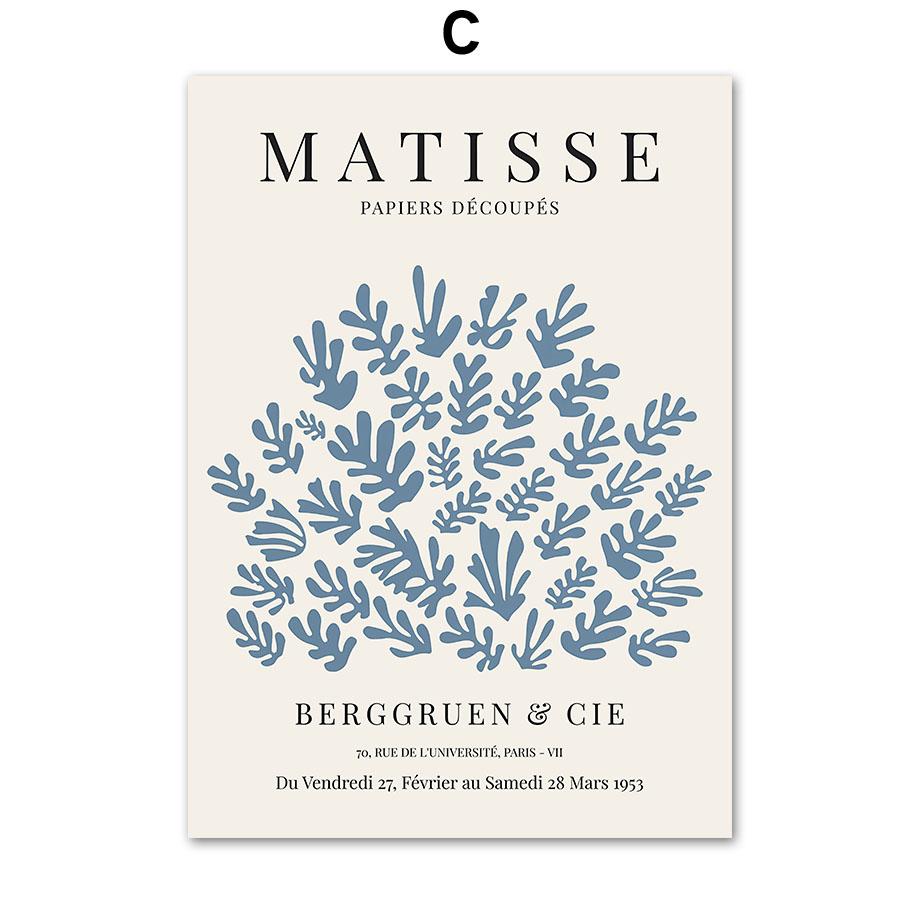 Синий Матисс Яёи Кусама Баухаус Пикассо настенная живопись на холсте плакаты на скандинавскую тему и принты настенные панно для декора гостиной