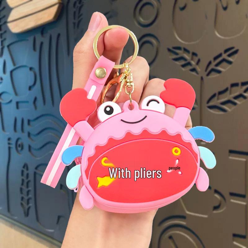 Мини Кошечка удачи Кошечка монета брелок и сумка для наушников подарок