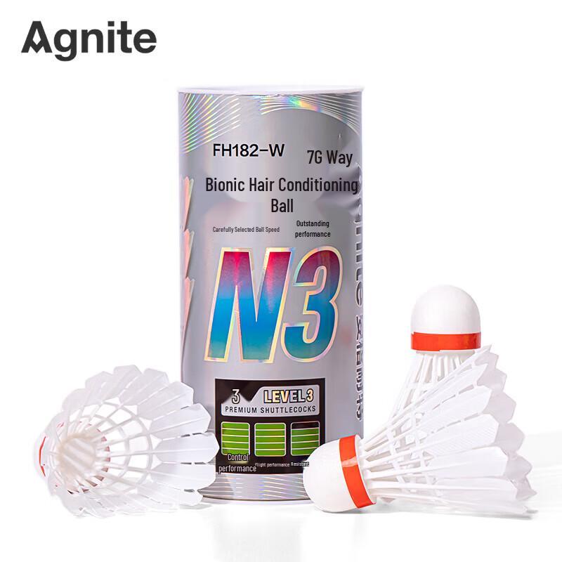 Нейлоновые воланы для бадминтона Agnite Bionic