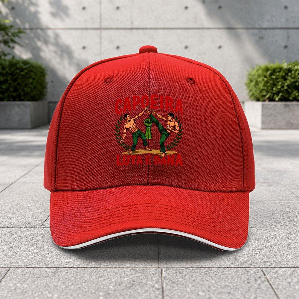 pc Capoeira Martial Arts Adjustable Sandwich Baseball Cap Trendy Printed Craft Suitable for Outdoor Sports And Camping Enth