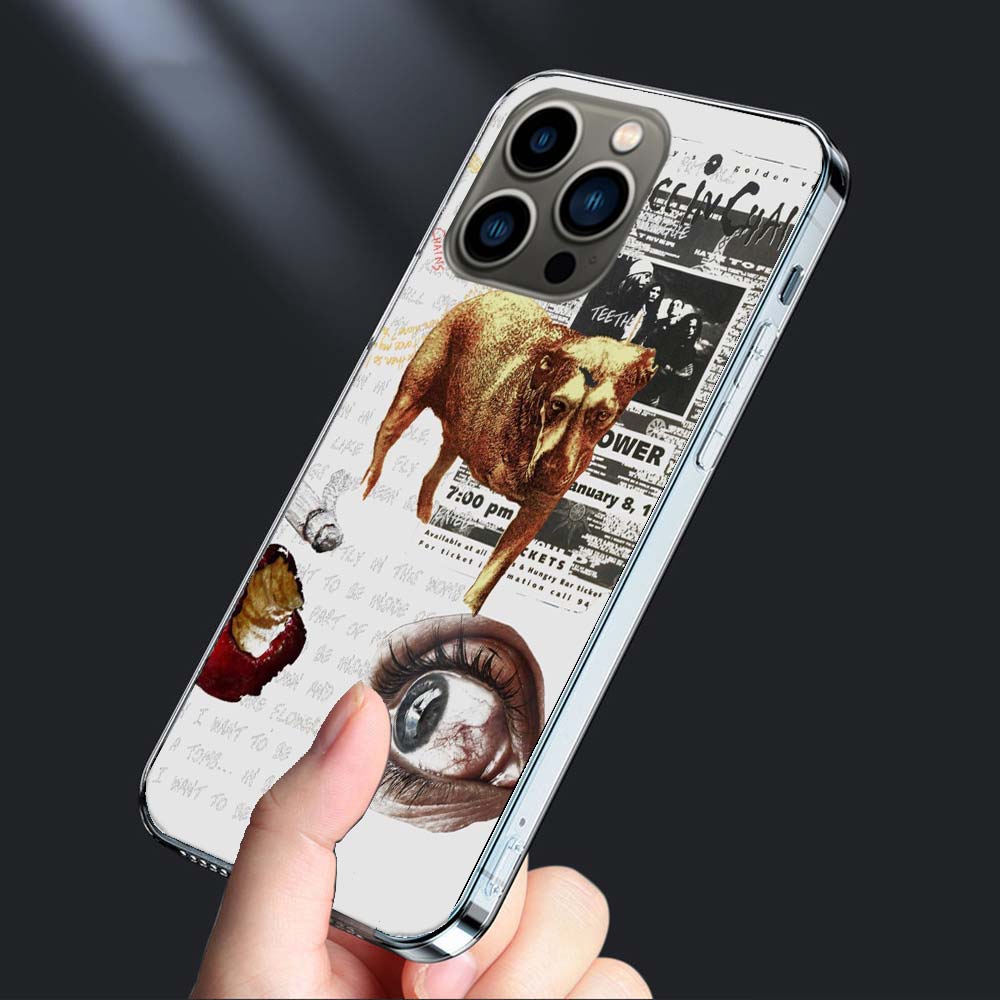 Чехол для телефона Alice In Chains для iPhone 16E 15 Pro 14 Plus 17E 16 17 Pro Max Air 11 12 13 Mini Ударопрочный Чехол Милый C