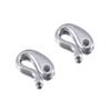 5pcs Stainless Steel Personalized Vintage Design Hook Bracelet Necklace Connection Buckle for DIY Jewelry Making Cool Components