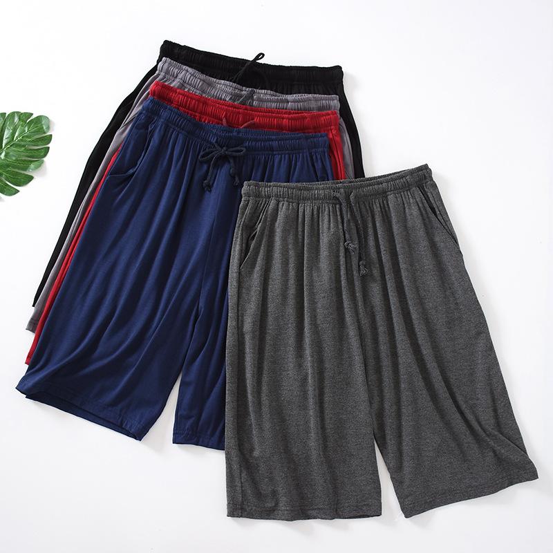 Modal Men's Shorts Summer Thin Five-point Home Shorts Loose Casual 8XL Large Size Home Beach Pants