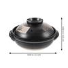 Hot Pot Sukiyaki Pan Ceramic Casserole Frying with Lid Baking Tray Soup Casseroles Ceramics Teapot