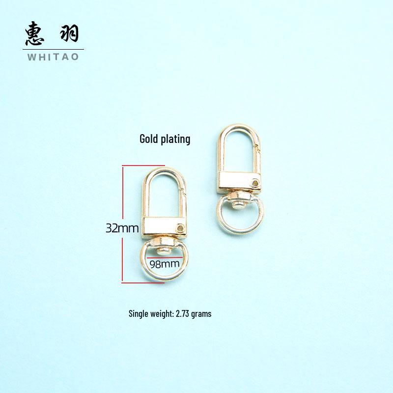 Металлическая литая из сплава пряжка для двери, покрытая серебром, брелок - аксессуар для сумочки