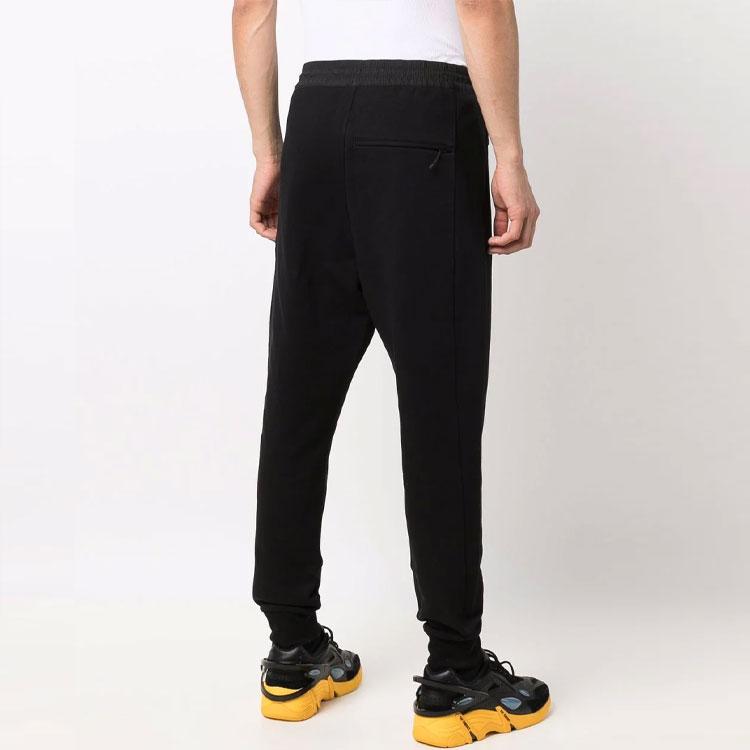 Y-3 FW21 Однотонные зауженные спортивные брюки с завязками на талии, унисекс, черные HB3496