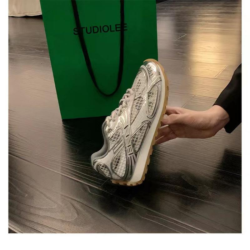 Lace Forrest Gump Shoes Women's Sports Shoes Soft Leather 2025 New Popular German Training Shoes Platform Mesh Running Casual Shoes