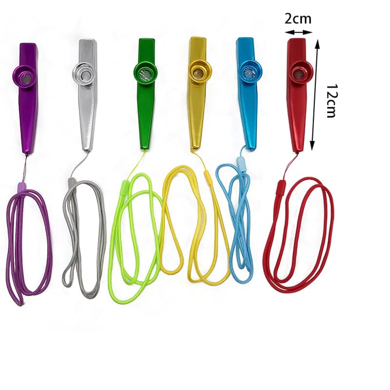 Lightweight Submarine Metal for and Performance Classes Kazoo, Kazoo, Practice, Beginners, (Red)