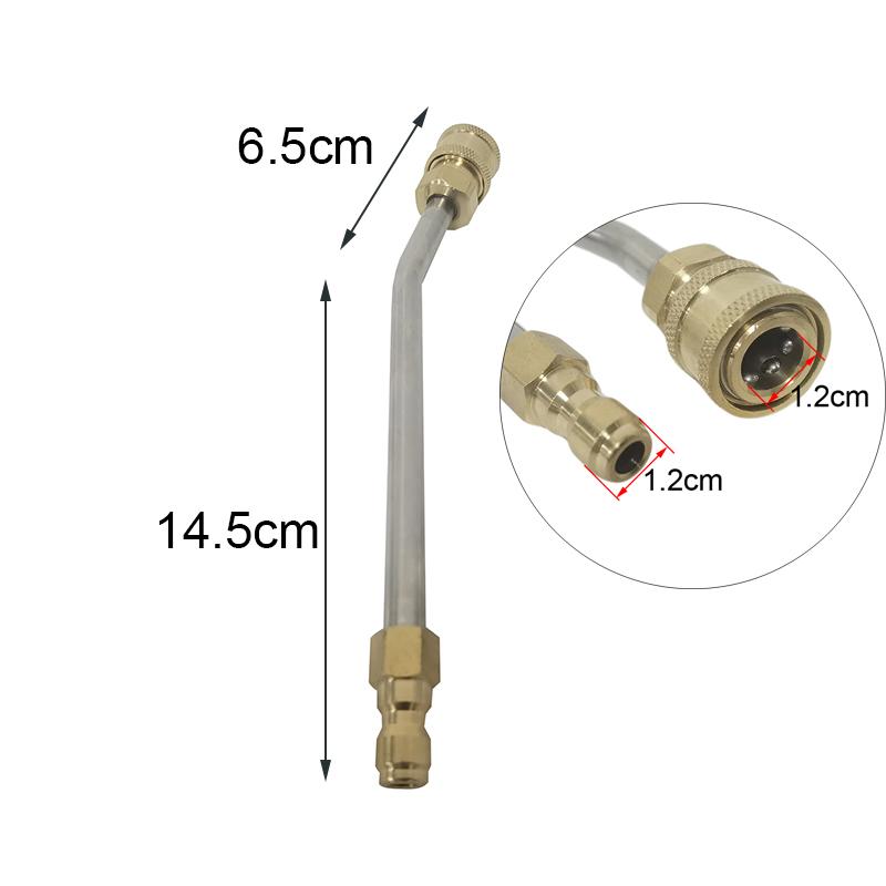 Водяной пистолет высокого давления для мойки автомобилей, удлинительный стержень для мойки под давлением, насадка для чистки водостоков, насадка/шланг 1/4" с быстрым соединением