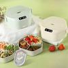 Беспроводная зарядка Электрический ланч-бокс Большая емкость Керамическое покрытие внутреннего горшка Нагревательный пищевой контейнер для дома и офиса