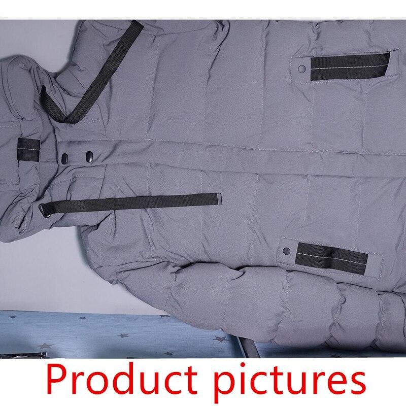 Brand Clothing Men Winter Parka Long Section 2 Colors New Warm Thicken Jacket Outwear Windproof Coat Hooded Plus Size S-4XL