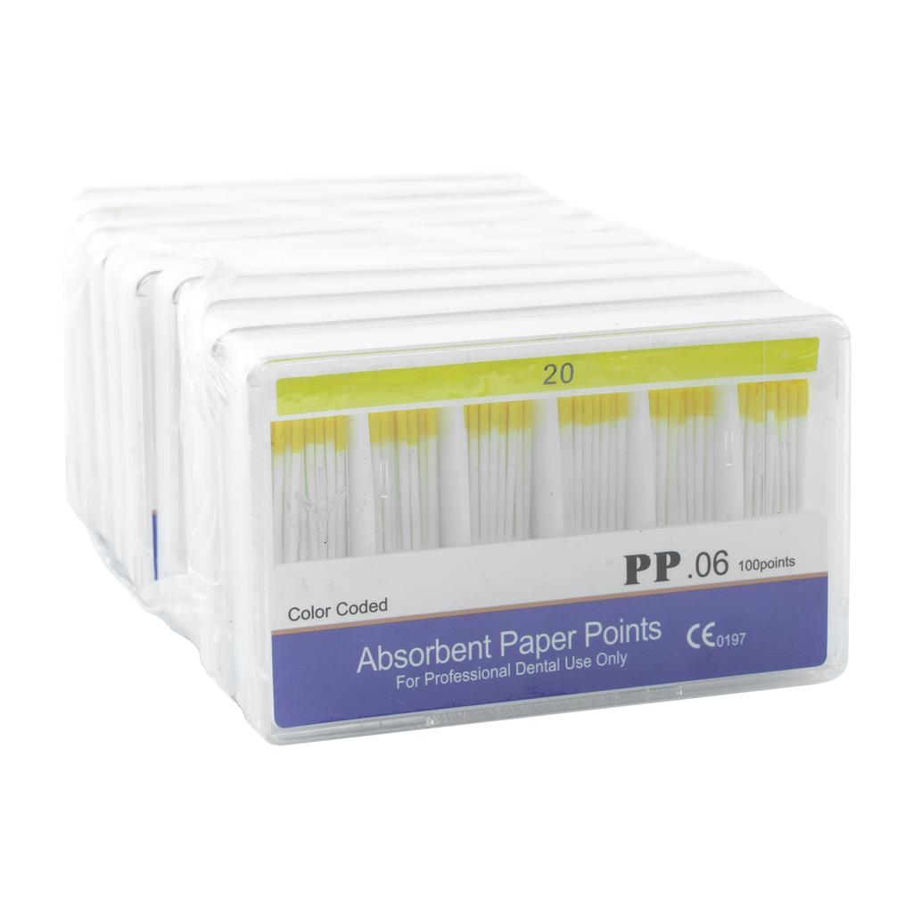 10 коробок Стоматологические впитывающие бумажные штифты Влаговпитывающие бумажные штифты Конусность 0,02 0,04 0,06 Эндодонтия Стоматологические клиники Расходные материалы