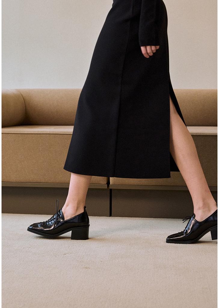 Then London Loafers - Black, Shiny Black (6Cm)