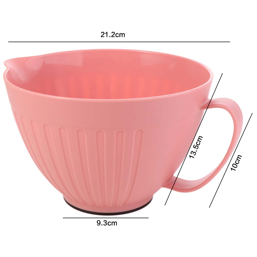 Миска для смешивания салата с ручкой, большая емкость, миска для взбивания яиц, посуда, миска для выпечки и смешивания, для готовки