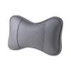 Customizable Genuine Leather Car Seat Neck and Backrest Pillow