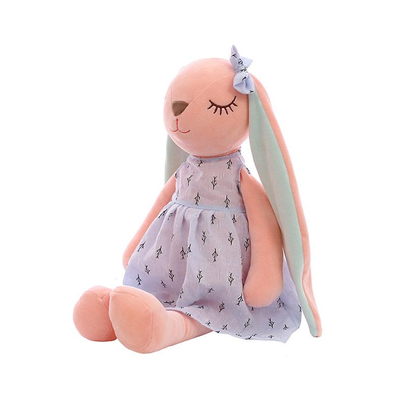 Kawaii Длинные уши кролика, плюшевые игрушки для маленькой девочки, кукла для успокоения, детская игрушка для сна, мягкие плюшевые игрушки, мягкие игрушки, детские игрушки