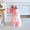 New Pink Doll Toy Home Holiday Cute Elf Faceless Doll Old Man Decorate Ornaments.