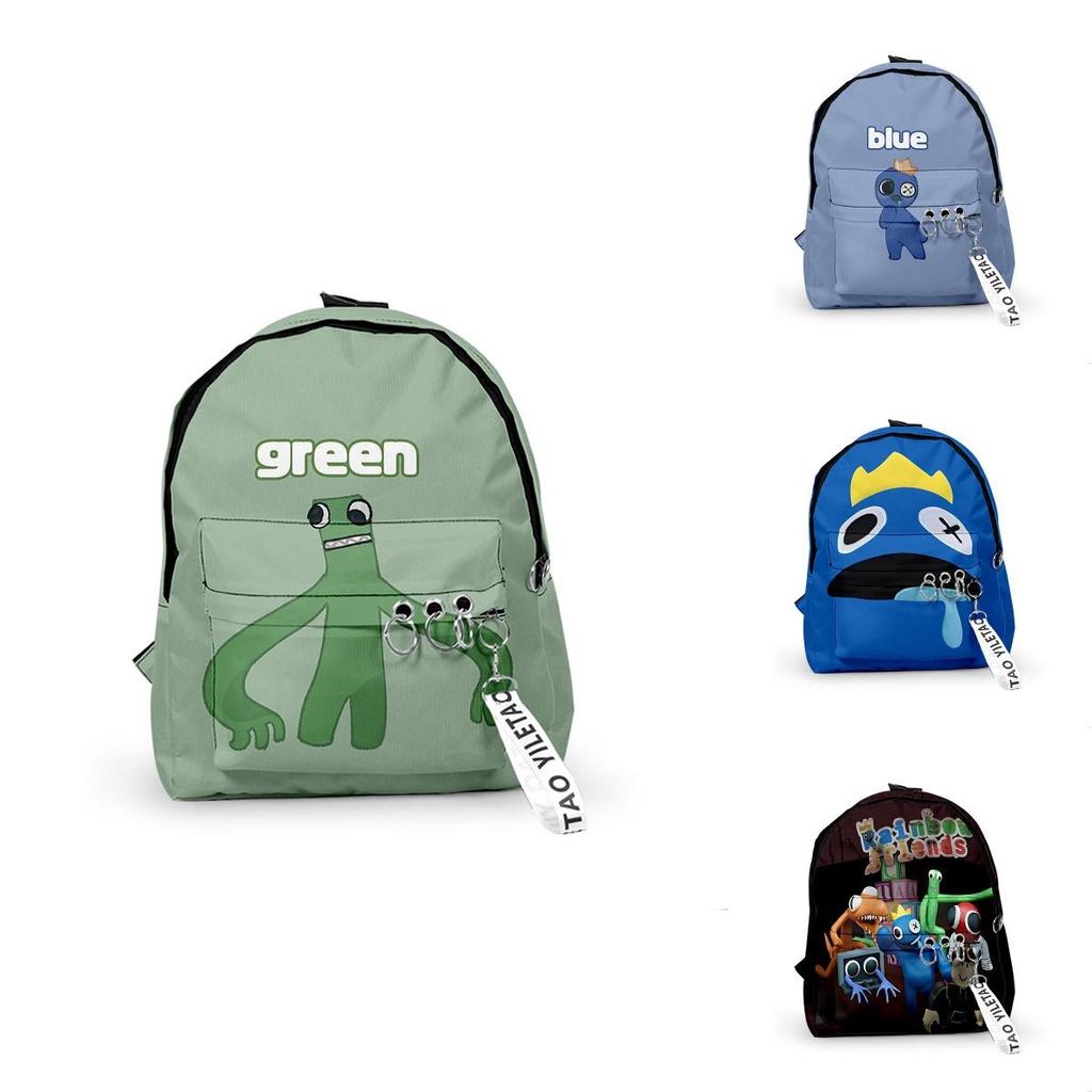 Рюкзак Roblox Rainbow Friends из прочного полиэстера, школьный рюкзак для путешествий, рождественский подарок