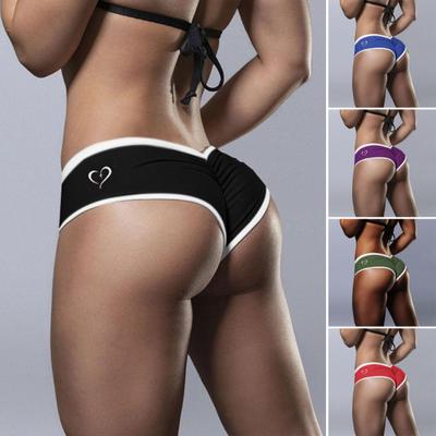 Женские сексуальные шорты с низкой талией, обтягивающие спортивные шорты для тренировок, женские шорты для фитнеса и подтяжки ягодиц, одежда для спортзала