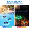 Solar Floating Pool Lights,LED Pool Lights RGB Color Changing Solar Pool Lights That Float,Outdoor Waterproof Swimming Pool Accessories for