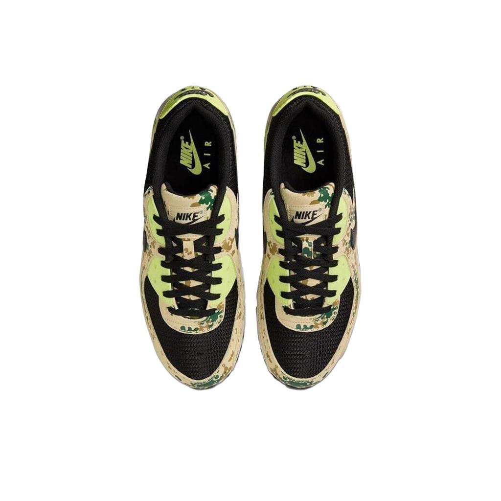 Nike Air Max 90 Premium Camo Pack - кроссовки унисекс Gold Light Lemon Twist Tan Team-Gold Black IF1721-700