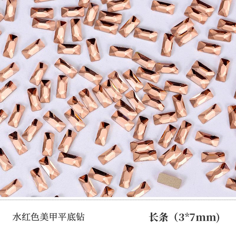 Water Red Nail Art Diamond Mixed Flat Bottom Special-Shaped Diamond Glass Crystal Diy Glass Nail Art Jewelry