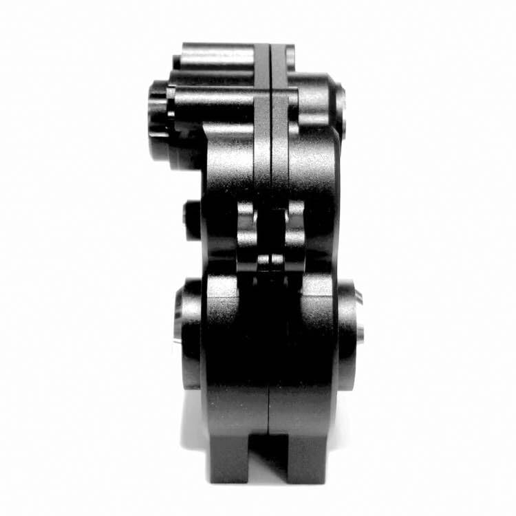 Алюминиевая Металлическая Крышка Корпуса Коробки Передач GearBox Черная Для Tamiya 58719 1/10 RC BBX BB01 Высокопроизводительный 2WD Внедорожный Багги