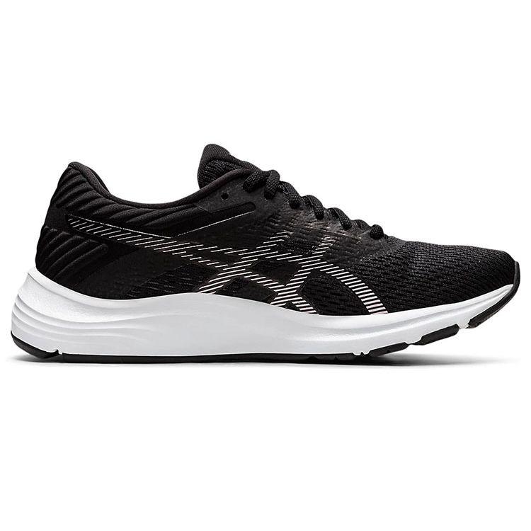 Asics Gel-Flux 6 Удобные Модные Сетчатые Низкие Марафонские Беговые Кроссовки Женские кроссовки Черно-фиолетовые 1012A734-009