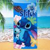 Western Anime Pattern Soft Thick Microfiber Large Towel For Children Beach Swimming