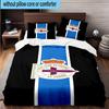 3PCS Deportivo Football Bedding Set,Including 1pc Duvet Cover And 2pcs Pillowcases Perfect for Bedroom, Dormitory, Fan Christmas gift