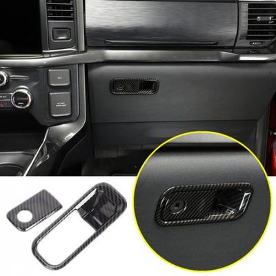 Для Ford F150 F-150 Отделка ручки крышки ящика для хранения второго пилота из углеродного волокна