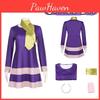 Scooby-doo Dog Cosplay Costume For Women Wilma Dress Halloween Cosplay Dress