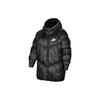 Down Jacket Logo Embroidered Hooded Warm Coat Kids Outerwear Black DO5197-010