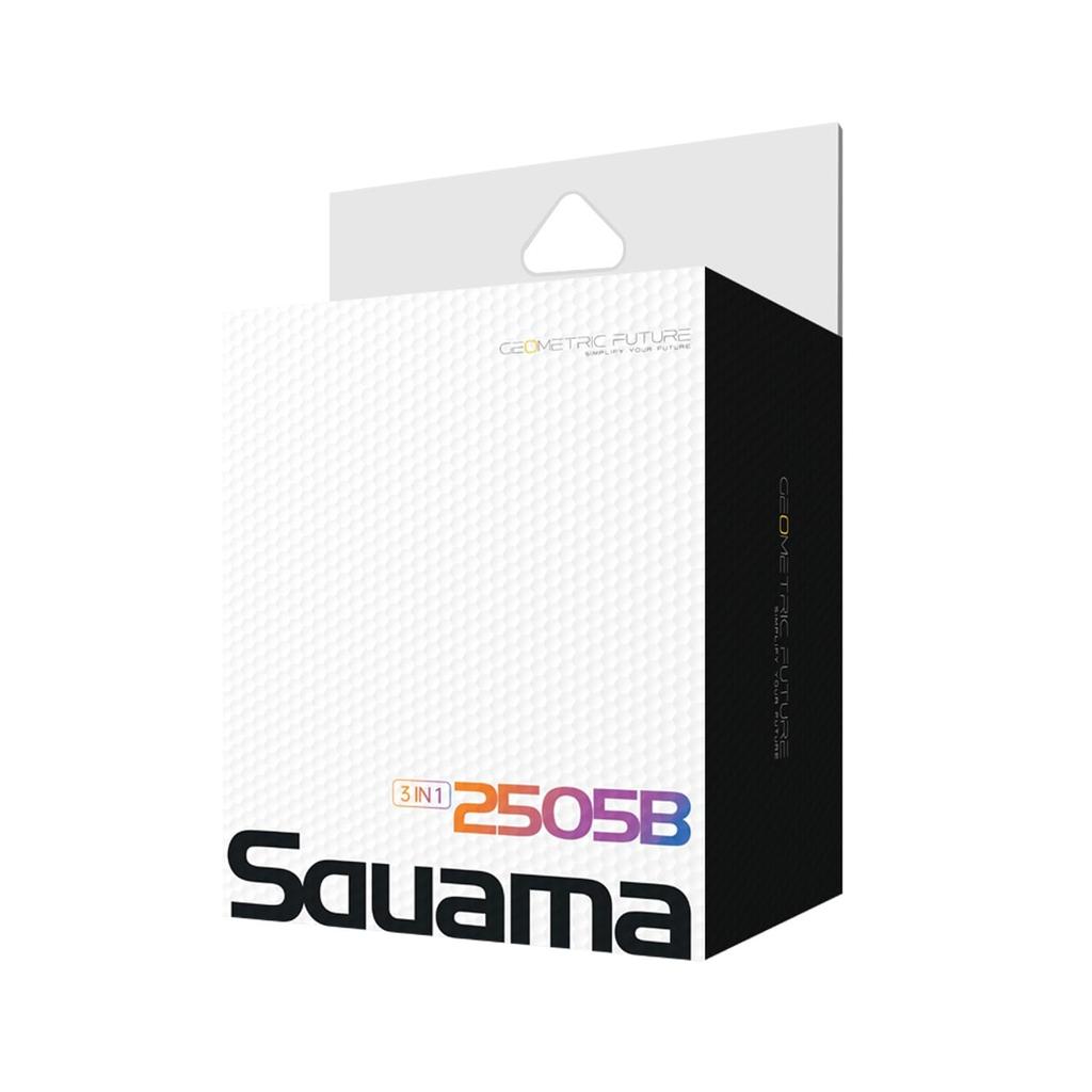 GEOMETRIC FUTURE 120мм ARGB Вентилятор для корпуса Squama 2505B Тройная упаковка Воздушный поток 9 лопастей вентилятора Официальный японский дистрибьютор 91.3CFM GF-SQ-2505B-3P