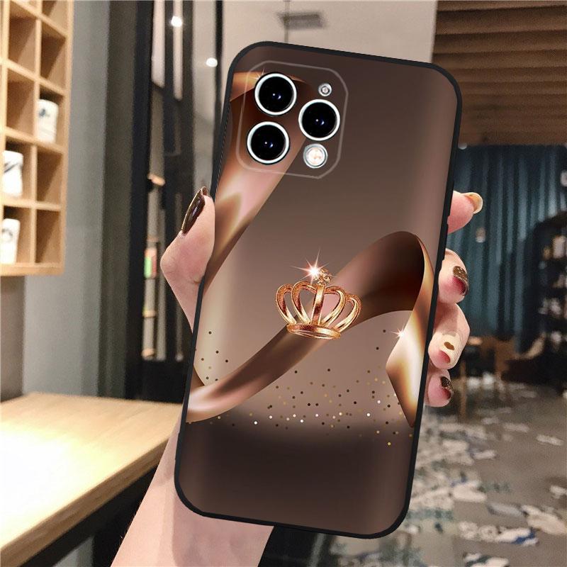 Queen King Phone Case For iphone 17 Pro Max Air 16 15 14 13 Pro Max 15 16 Pro 15Plus Shell