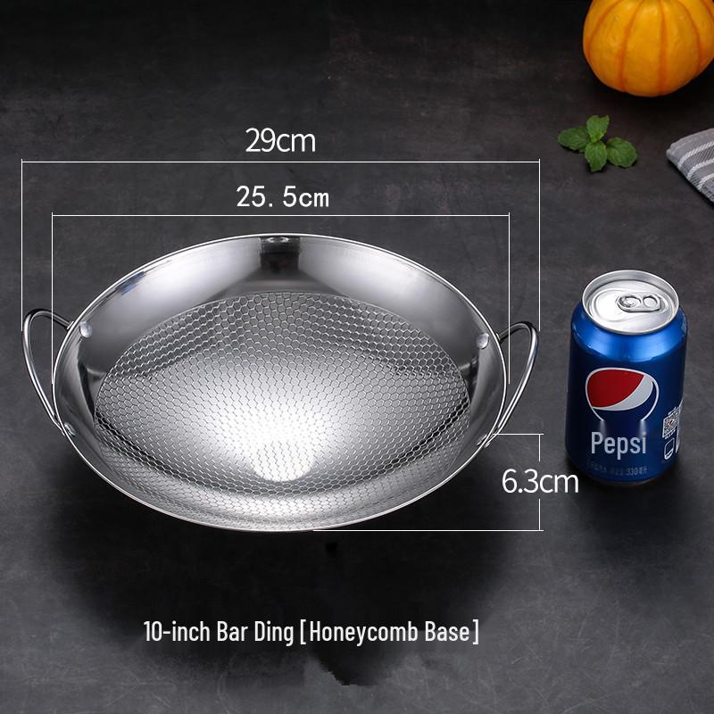 Thickened Stainless Steel Hot Pot with Alcohol Stove