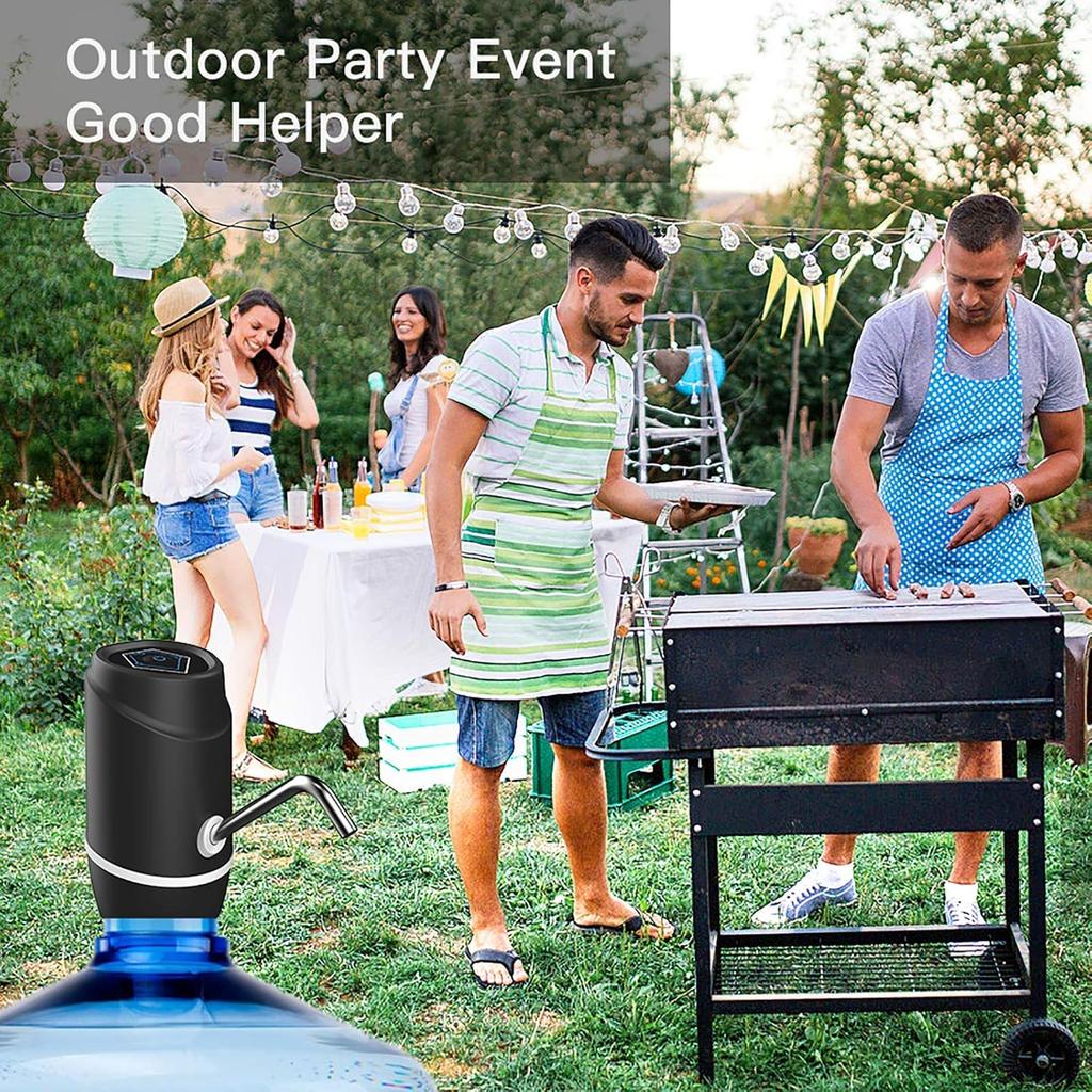 Электрический насос для воды, портативный диспенсер для питьевой воды, универсальная USB-зарядка, насос для бутылей 2-5 галлонов