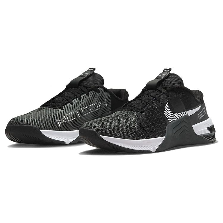 Nike Metcon 8 Dark Smoke Grey Unisex Sneakers Black White DO9328-001