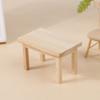 1:12 Dollhouse Miniature Wooden Table Model Furniture Accessories Toys