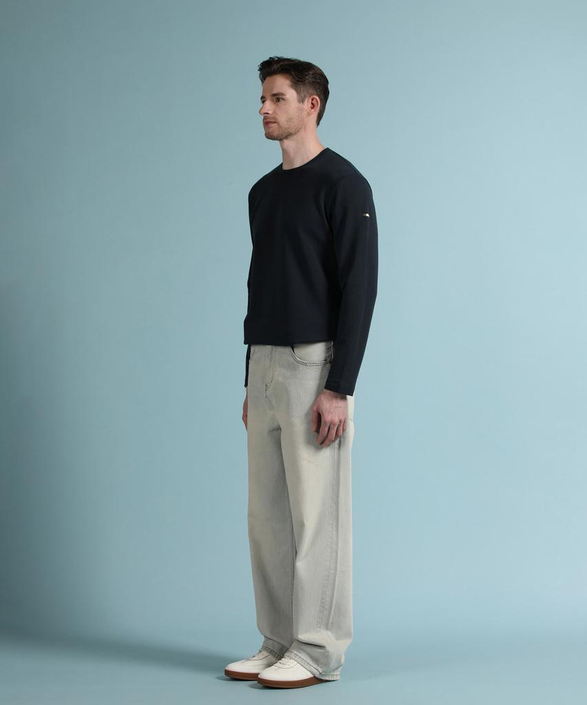 PANICALE Navy Soft Brushed Logo T-Shirt (Type B)