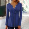 Long Sleeve Shirts For Women Fall Fashion Dressy Casual Blouses Trendy Pleated Tunic Tops For Leggings