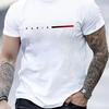 Men's Loose Creative Letter T-Shirt 3D Printing