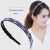 Зажим для волос Rhinestone: Элегантная корейская тонкая повязка на голову для взрослых
