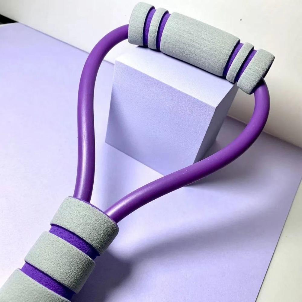 Bolded 8-shaped Stretcher TPE Tube Yoga Elastic Band Household Tension Rope Back Muscles