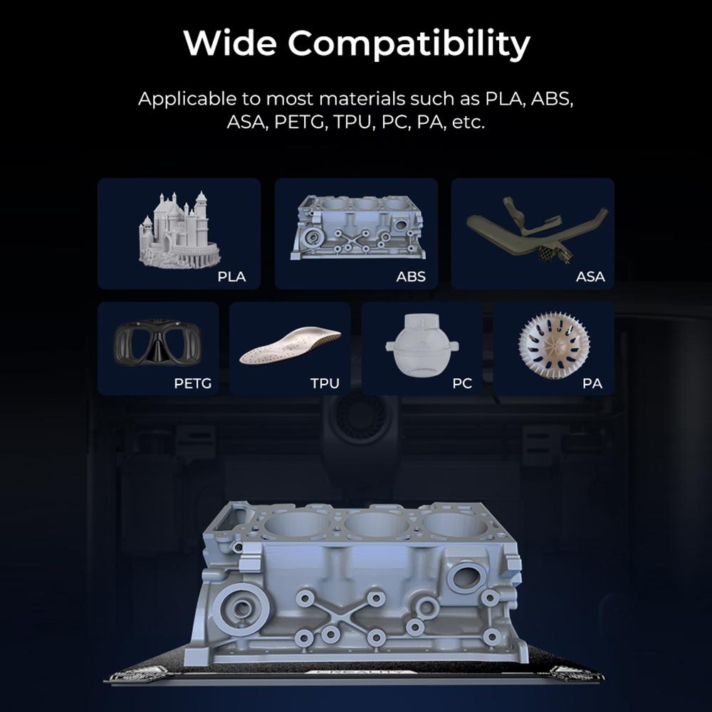 Комплект сборочных пластин Creality K1 PEI 235x235 мм Платформа для печати с превосходной термостойкостью Легкость