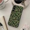 Camouflage Camo Phone Case For Samsung S25,S24,S21,S22,S23,S30,Ultra,S20,Plus,Fe,Lite,Soft Black Cover
