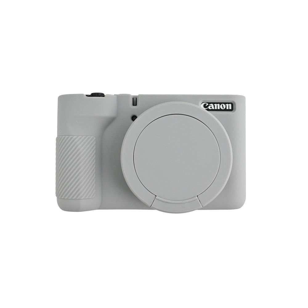 Мягкий силиконовый чехол для камеры V1 для Canon PowerShot V1, защитная резиновая накладка, с крышкой для объектива