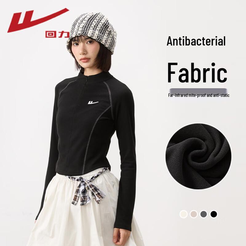 Warrior Women's Slim-Fit Long Sleeve Mock Neck Fleece T-Shirt